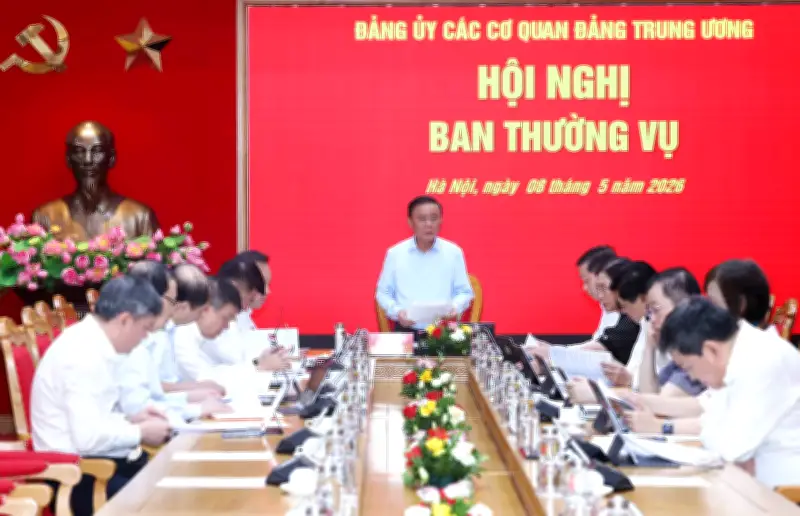 Thường trực Ban Bí thư chủ trì Hội nghị Ban Thường vụ Đảng ủy Cơ quan Đảng TW