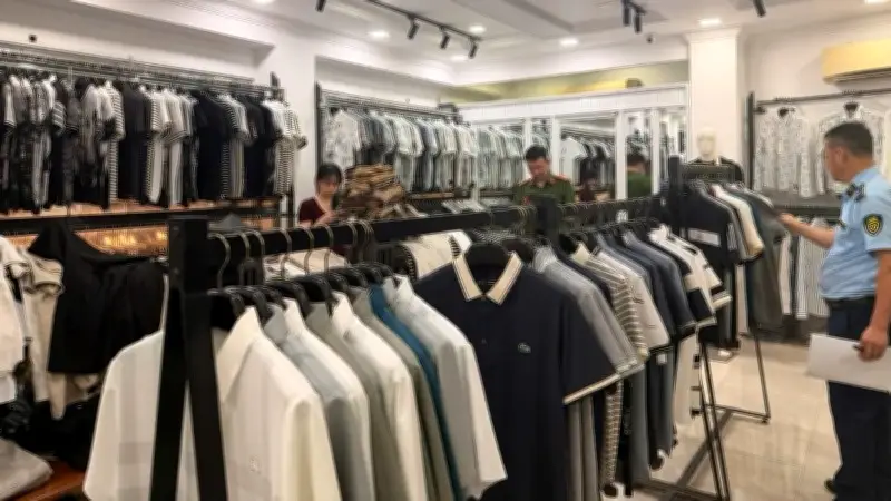 Thu giữ hàng loạt thời trang giả mạo nhãn hiệu nổi tiếng tại Hà Nội