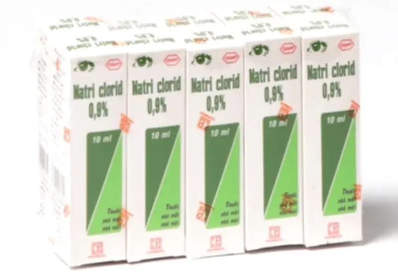 Thu hồi lô thuốc nhỏ mắt natri clorid 0,9% trên toàn quốc