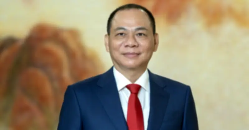 Tài sản tỉ phú Phạm Nhật Vượng vượt 34 tỉ USD, tăng mạnh sau 2 tháng