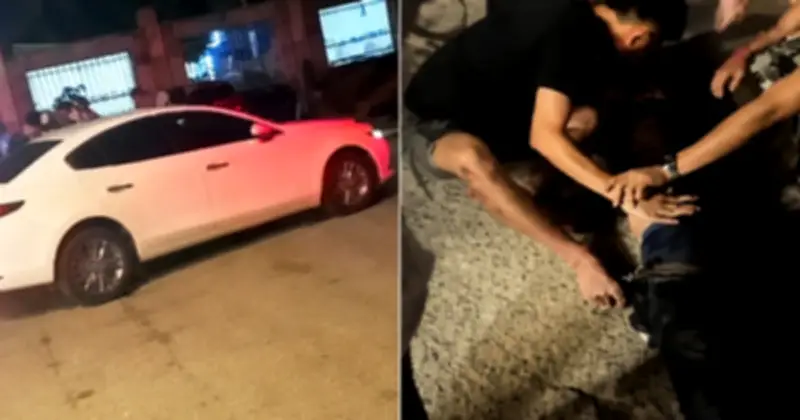 Tài xế ô tô cán qua người đàn ông vì mâu thuẫn ở nhà hàng