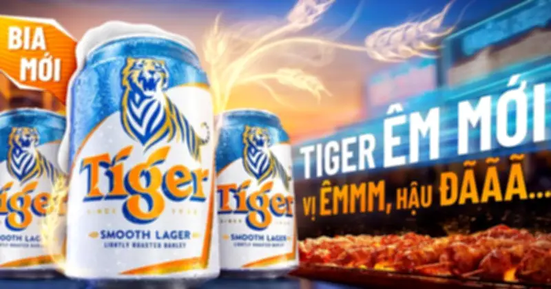 Tiger Beer ra mắt Tiger Êm mới: Vị êm mượt, hậu vị đã