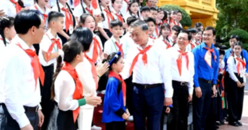 Tổng Bí thư, Chủ tịch nước: Nuôi dưỡng khát vọng học tốt hơn, sống tốt hơn cho thiếu nhi