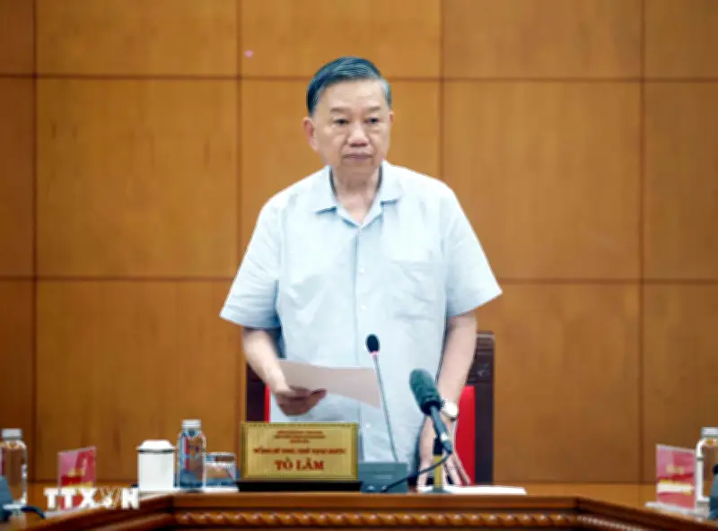 Tổng Bí thư, Chủ tịch nước Tô Lâm chủ trì buổi làm việc về phát triển công nghiệp vật liệu