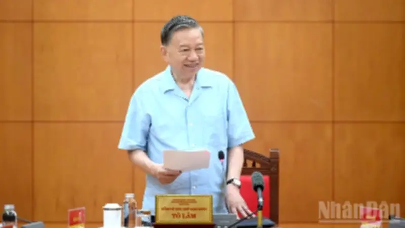 Tổng Bí thư, Chủ tịch nước Tô Lâm chủ trì làm việc về đánh giá nguồn lực phát triển đất nước