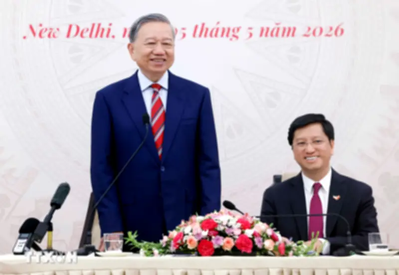 Tổng Bí thư, Chủ tịch nước Tô Lâm gặp gỡ cộng đồng người Việt Nam tại Ấn Độ
