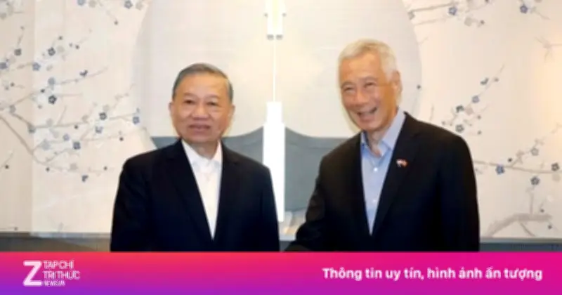 Tổng Bí thư, Chủ tịch nước Tô Lâm gặp nguyên Thủ tướng Singapore Lý Hiển Long