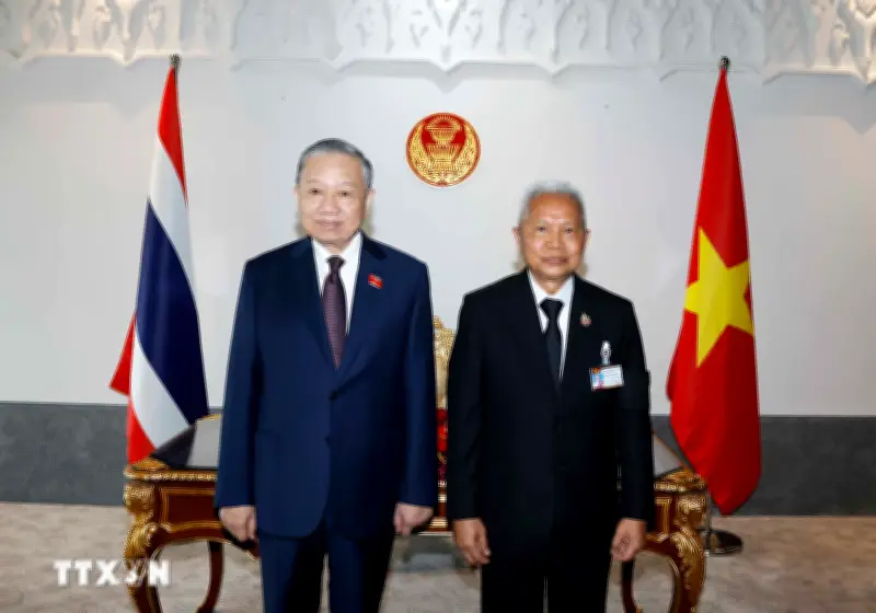 Tổng Bí thư, Chủ tịch nước Tô Lâm hội kiến Chủ tịch Quốc hội Thái Lan