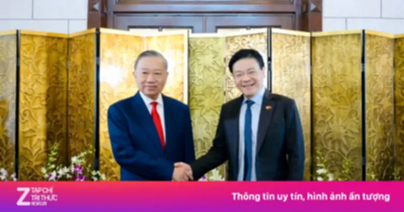 Tổng Bí thư, Chủ tịch nước Tô Lâm hội đàm với Thủ tướng Singapore