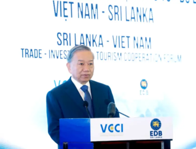 Tổng Bí thư, Chủ tịch nước Tô Lâm hội đàm với Thủ tướng Sri Lanka