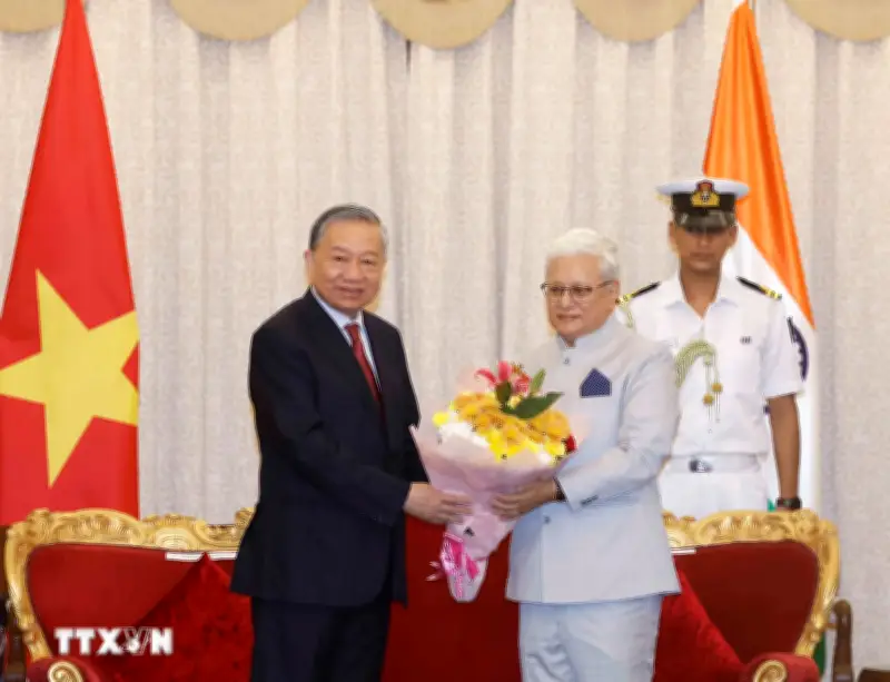 Tổng Bí thư, Chủ tịch nước Tô Lâm kết thúc chuyến thăm cấp Nhà nước tới Ấn Độ
