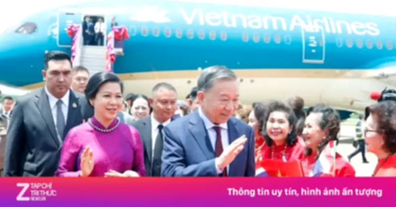Tổng Bí thư, Chủ tịch nước Tô Lâm và Phu nhân bắt đầu thăm chính thức Thái Lan
