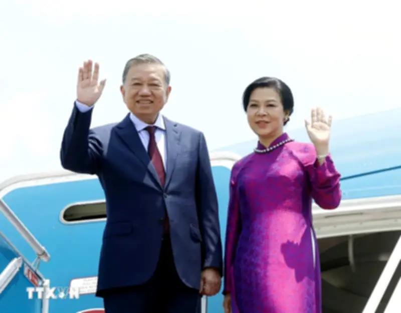 Tổng Bí thư, Chủ tịch nước Tô Lâm và Phu nhân lên đường thăm chính thức Mông Cổ