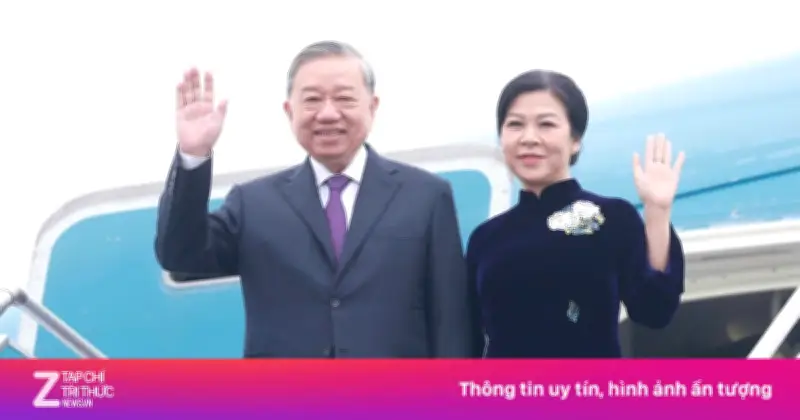 Tổng Bí thư, Chủ tịch nước Tô Lâm và Phu nhân lên đường thăm chính thức Thái Lan