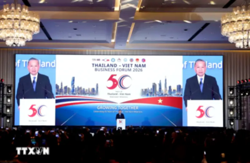 Tổng Bí thư, Chủ tịch nước Tô Lâm và Thủ tướng Thái Lan dự Diễn đàn Doanh nghiệp Việt Nam - Thái Lan