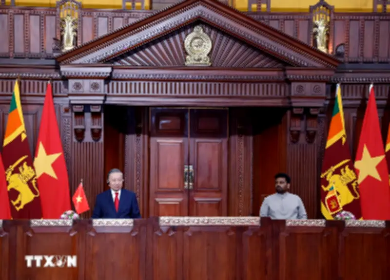 Tổng Bí thư, Chủ tịch nước Tô Lâm và Tổng thống Sri Lanka gặp gỡ báo chí