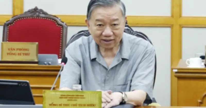 Tổng Bí thư Tô Lâm chủ trì họp Bộ Chính trị về phát triển TP.HCM