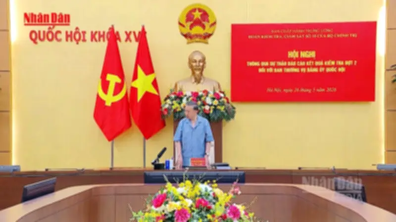 Tổng Bí thư Tô Lâm: Đảng ủy Quốc hội thể hiện vai trò hạt nhân lãnh đạo