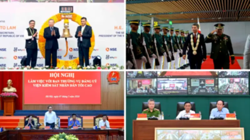 Tổng Bí thư Tô Lâm thăm Mumbai; Thủ tướng Lê Minh Hưng dự ASEAN; nhiều sự kiện nổi bật