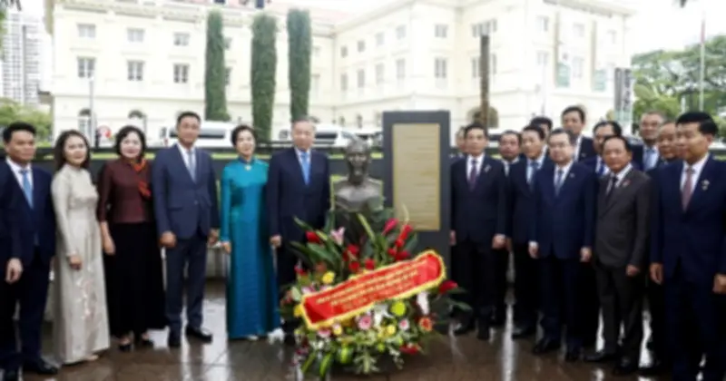 Tổng Bí thư Tô Lâm thăm Singapore, gặp Chủ tịch Quốc hội Seah Kian Peng