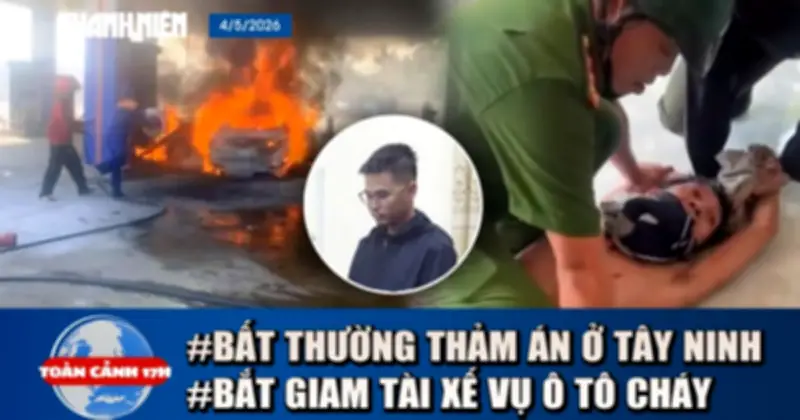 Toàn cảnh 17h ngày 4.5: Sét đánh vỡ bể chứa nhà máy đường, 2.000 tấn mật tràn ra ngoài