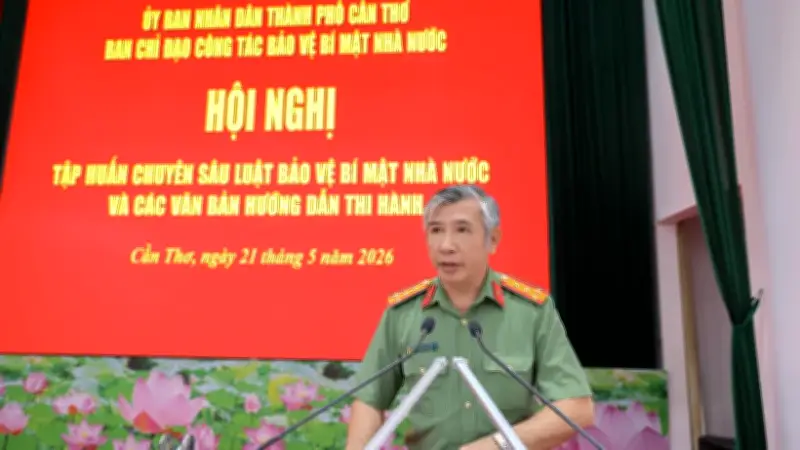 Tập huấn Luật Bảo vệ bí mật nhà nước năm 2025 tại Cần Thơ