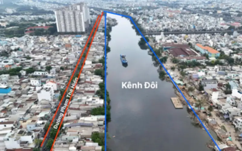 TP.HCM: 4 siêu phân đoạn tái thiết bờ Nam kênh Đôi, vốn hơn 47.000 tỷ đồng