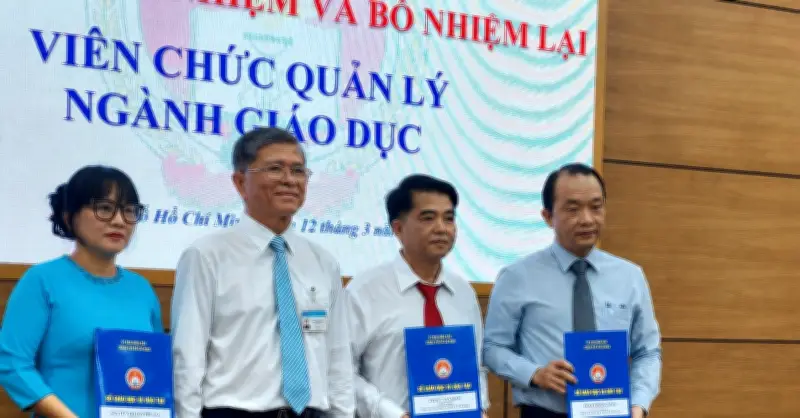 TP.HCM bổ nhiệm 3 hiệu trưởng trường THPT công lập mới thành lập