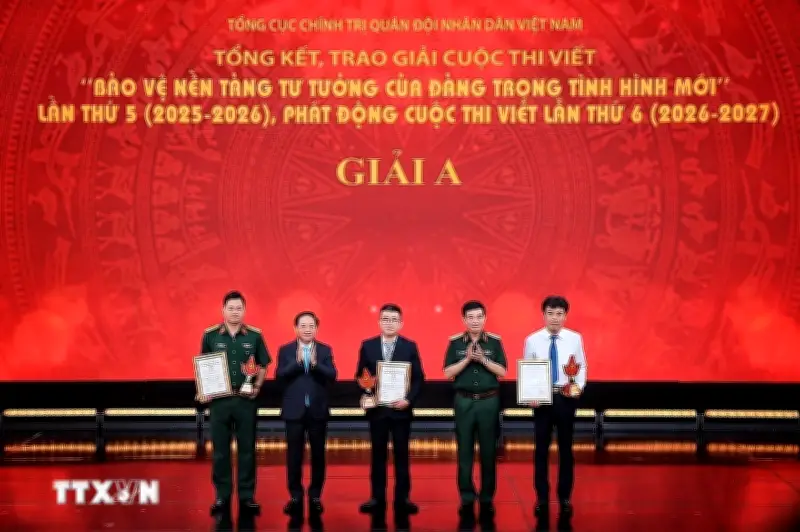 Trao giải cuộc thi bảo vệ nền tảng tư tưởng của Đảng: 31 tác phẩm xuất sắc được xướng tên