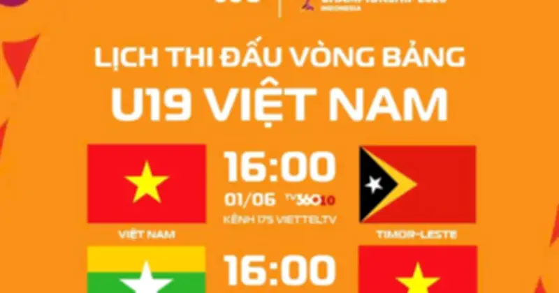Trực tiếp và độc quyền U.19 Việt Nam trên TV360 tại giải Đông Nam Á