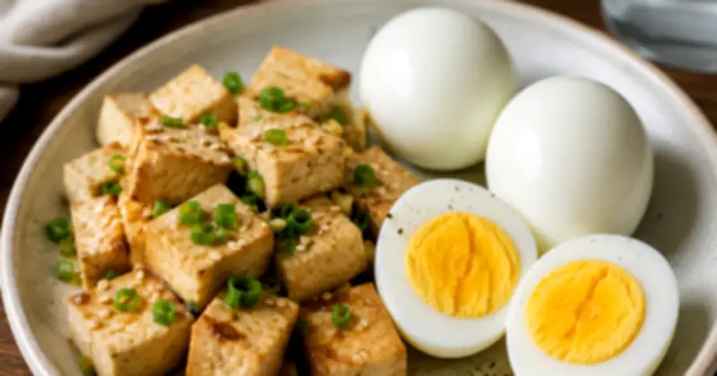 Trứng hay đậu hũ: Lựa chọn nào tốt hơn cho sức khỏe?
