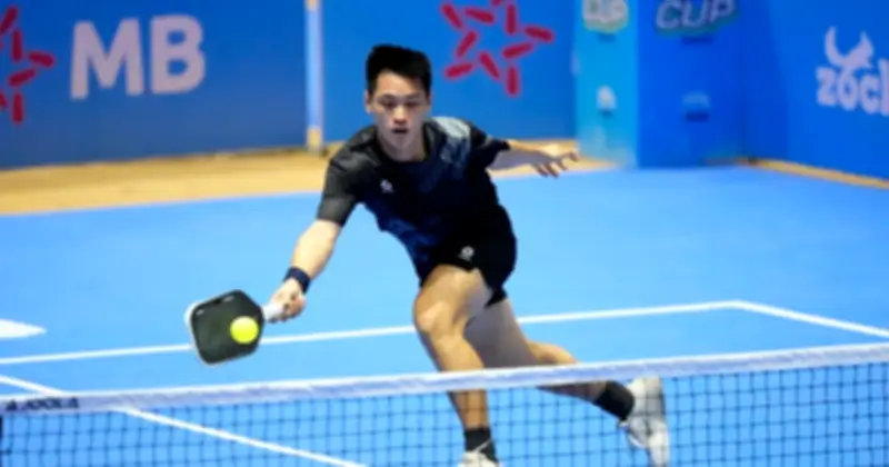 Trương Vinh Hiển tranh tài tại giải pickleball các CLB quốc gia 2026