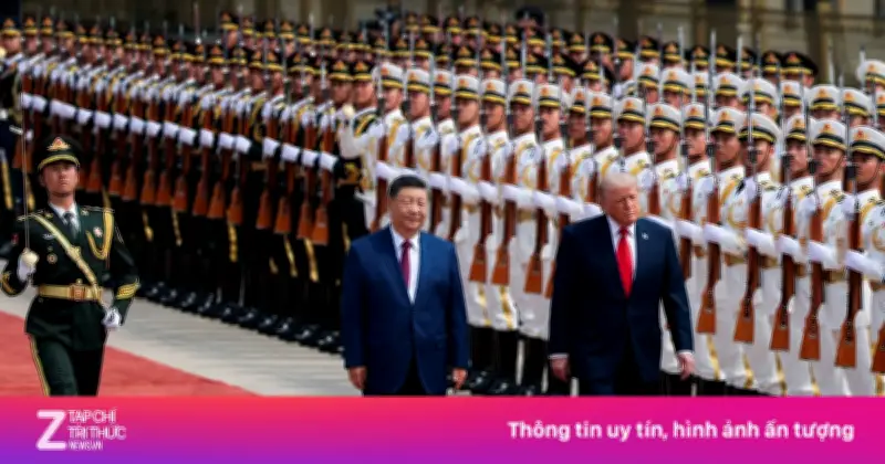 Trung Quốc bắn 21 phát đại bác chào đón Tổng thống Trump tới Bắc Kinh