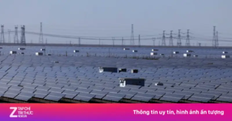 Trung Quốc xuất khẩu tấm pin mặt trời kỷ lục trong tháng 3