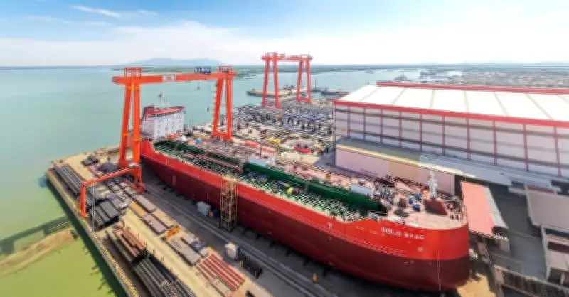Tàu chở dầu hóa chất 21.800 DWT 'Made in Vietnam' chính thức hạ thủy