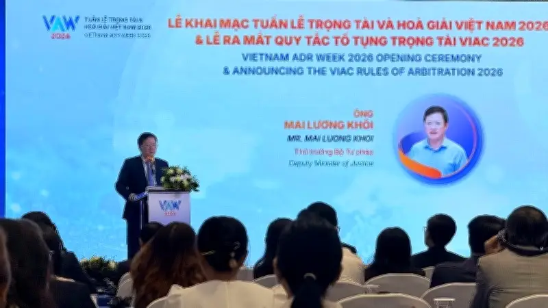 Tuần lễ Trọng tài và Hòa giải Việt Nam 2026: Vươn tầm cao mới