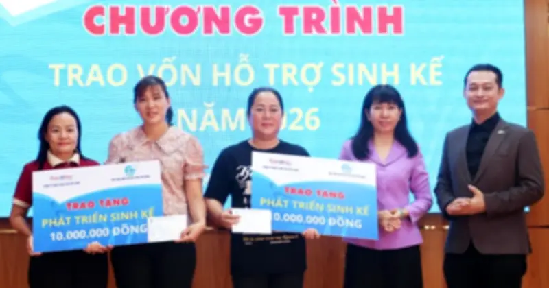 Tây Ninh: Trao vốn sinh kế giúp phụ nữ khởi nghiệp bền vững