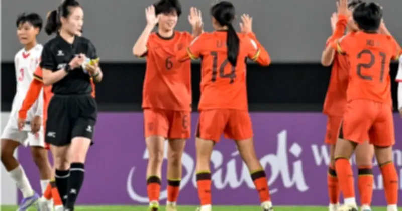 U.17 nữ Trung Quốc thắng đậm Myanmar 6-0 ngày ra quân giải châu Á