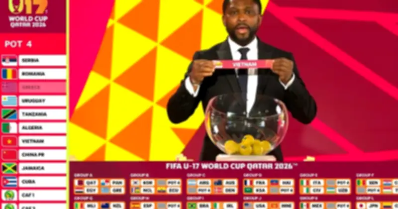 U.17 Việt Nam vào bảng đấu dễ thở tại World Cup 2026