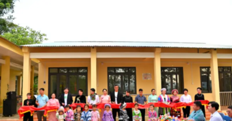 UNIQLO và Quỹ Hy vọng khánh thành điểm trường mới tại Lào Cai và Cao Bằng