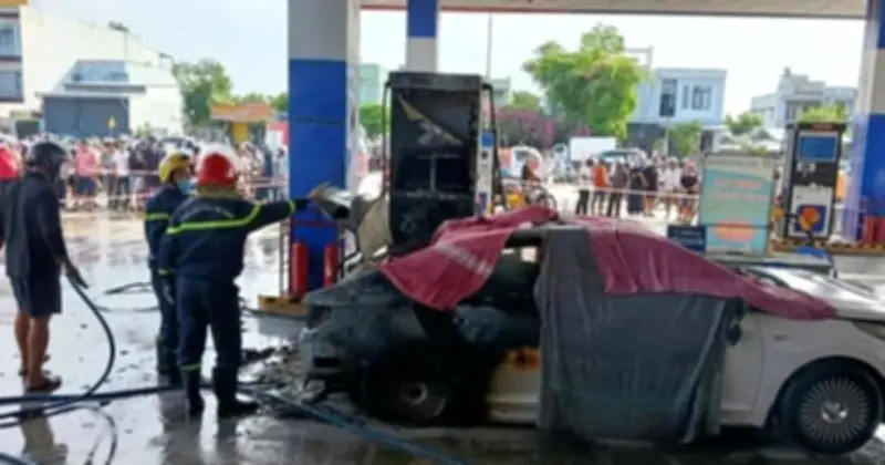 Vụ cháy ô tô tại cây xăng Đà Nẵng: 2 thiếu niên tử vong, khẩn trương điều tra