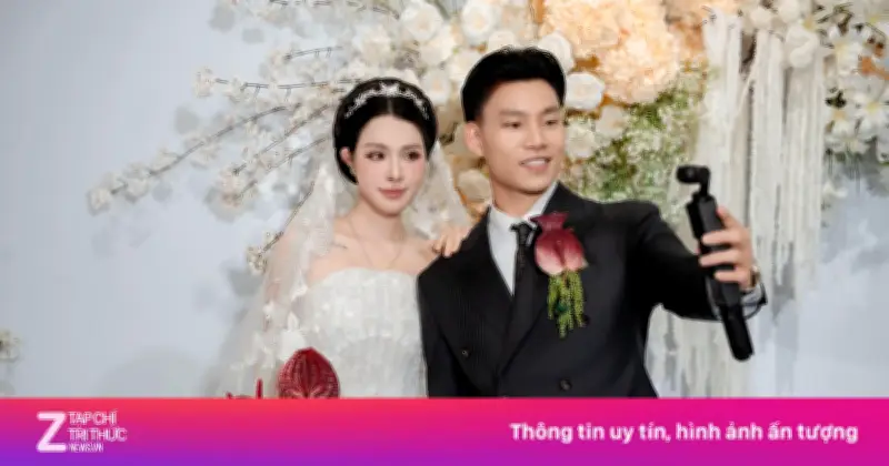 Vợ Vũ Văn Thanh đăng ảnh cưới sau lễ vu quy tại Ninh Bình