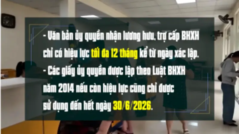 Video: Chủ động rà soát ủy quyền nhận lương hưu bảo đảm quyền lợi người hưởng
