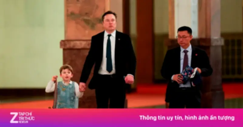 Video điểm nhấn ngoại giao nhi tử con trai Elon Musk