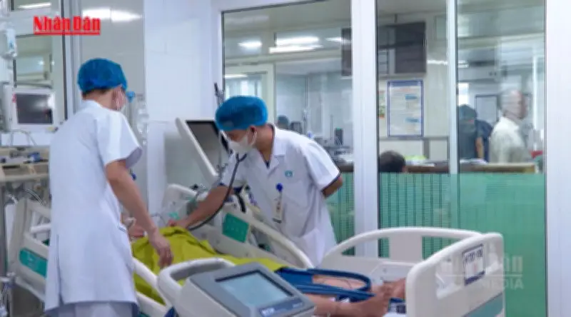 Video sốc: Nguy kịch do lao động giữa nắng nóng gay gắt