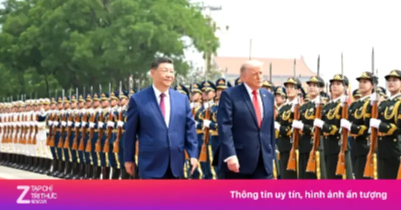 Video toàn cảnh lễ đón Tổng thống Trump tại Bắc Kinh