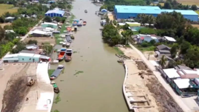 Video xâm nhập mặn tại Đồng bằng sông Cửu Long tăng dần vào cuối tuần