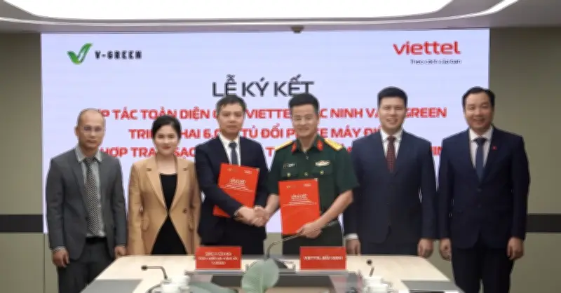 Viettel Bắc Ninh hợp tác lắp đặt tủ đổi pin cho V-Green