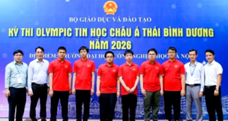 Việt Nam giành 2 HCV, 4 HCB Olympic Tin học châu Á 2026