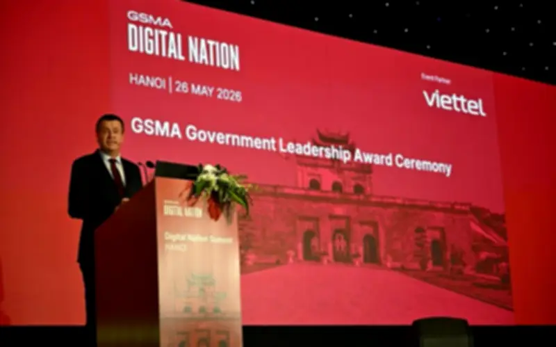 Việt Nam nhận Giải thưởng Lãnh đạo Chính phủ GSMA 2026